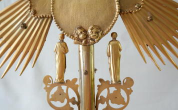 Ornate French Antique Monstrance